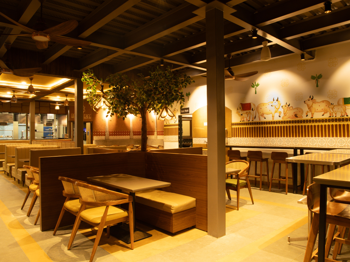 Bramha Café — dining area