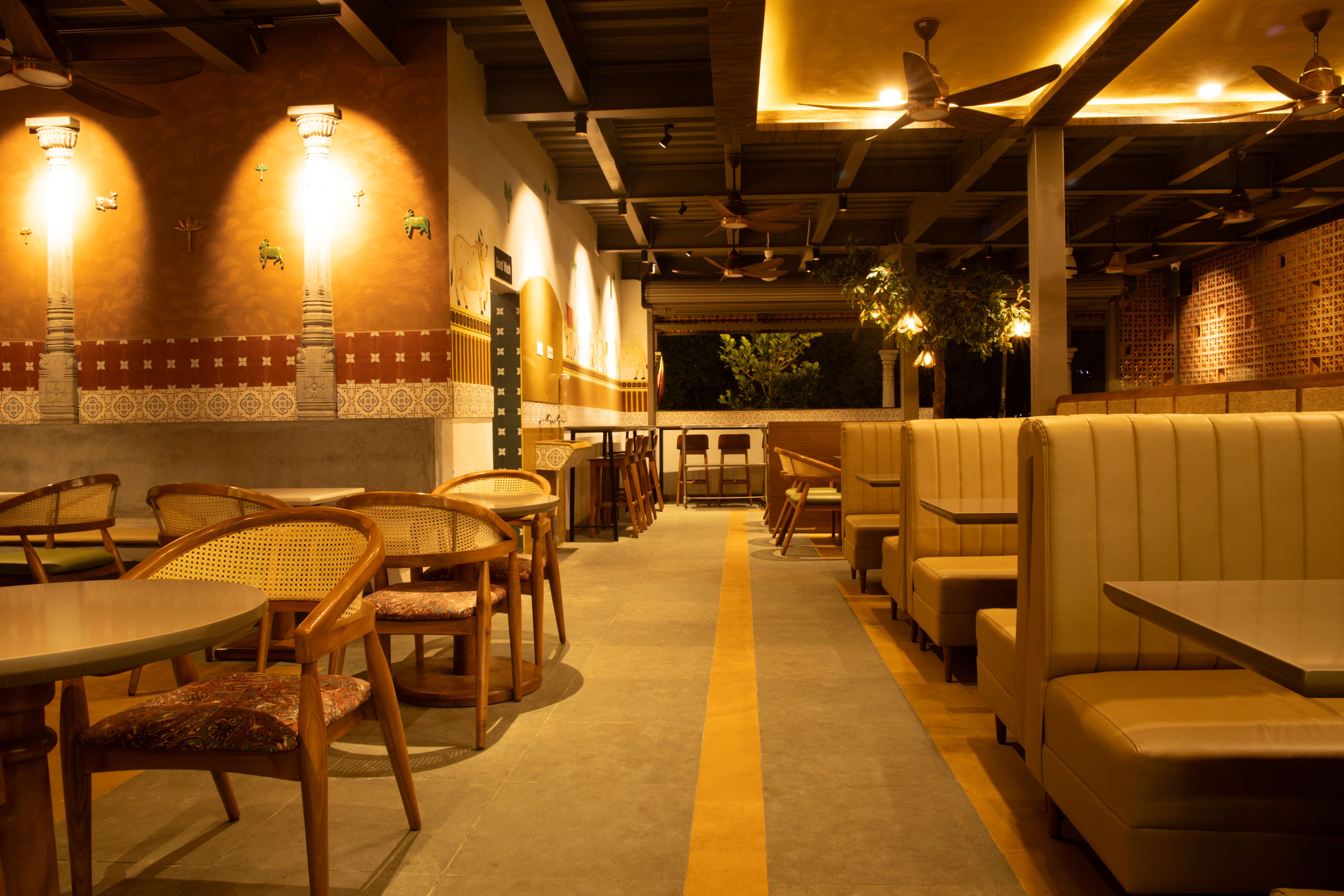 Bramha Café — counter & decor