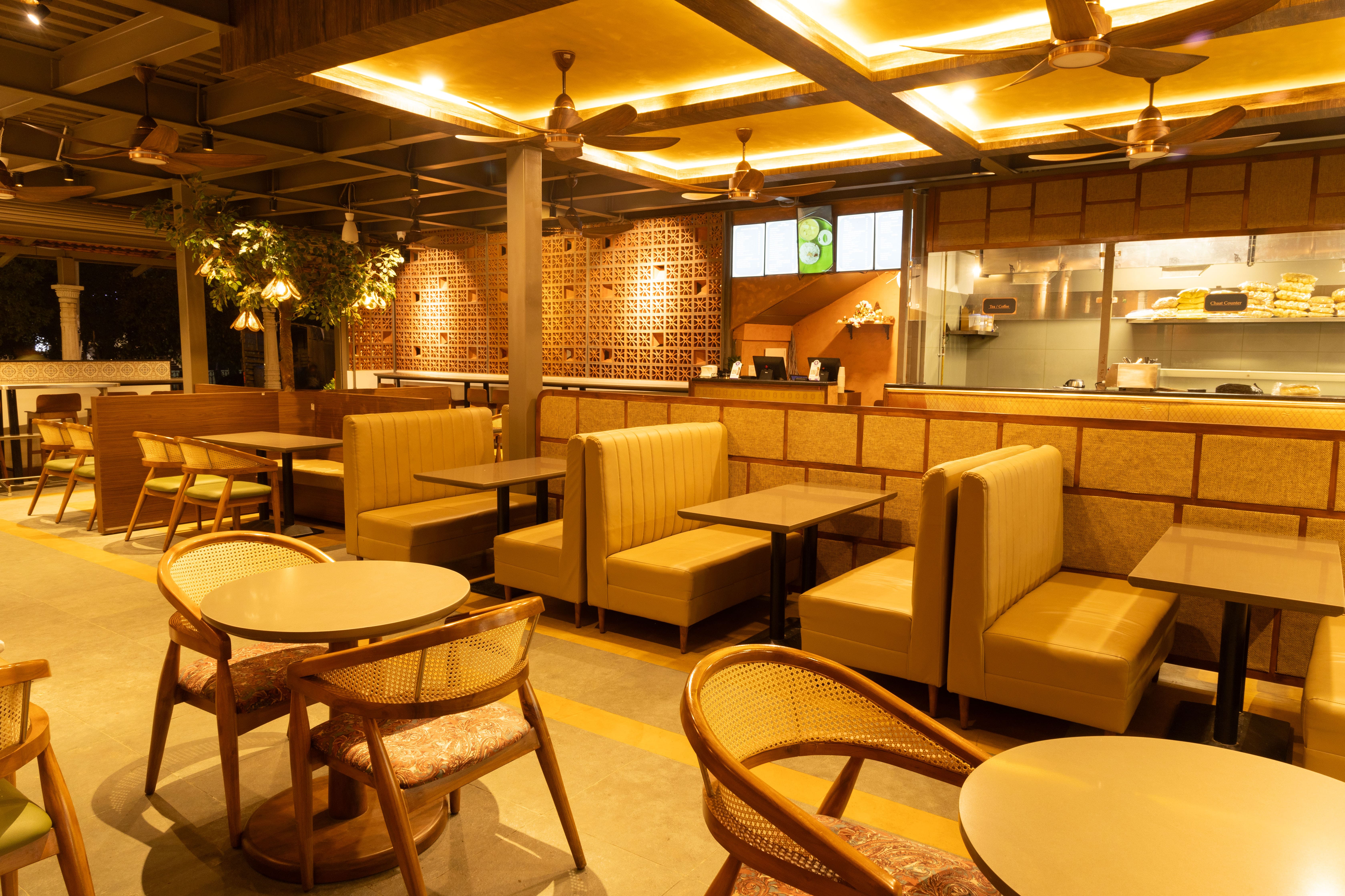 Bramha Café — seating & ambience